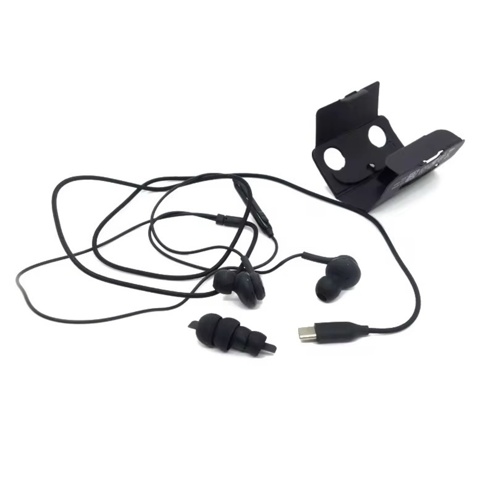 Type-C Wired Earbuds - Universal for Samsung Devices - Black Color - 1pc - Picture 6 of 6